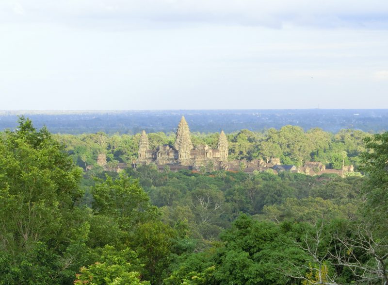 Angkor Wat aus der Ferne
