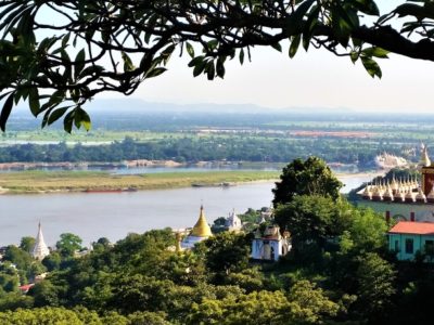 Ausblick von der Soon U Ponnayashin Pagode