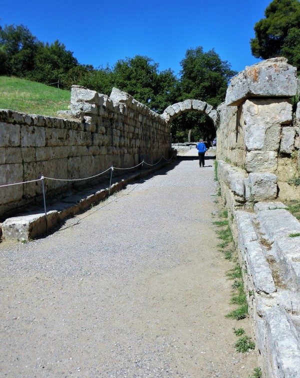 Eingang zum Stadium Olympia Westpeloponnes