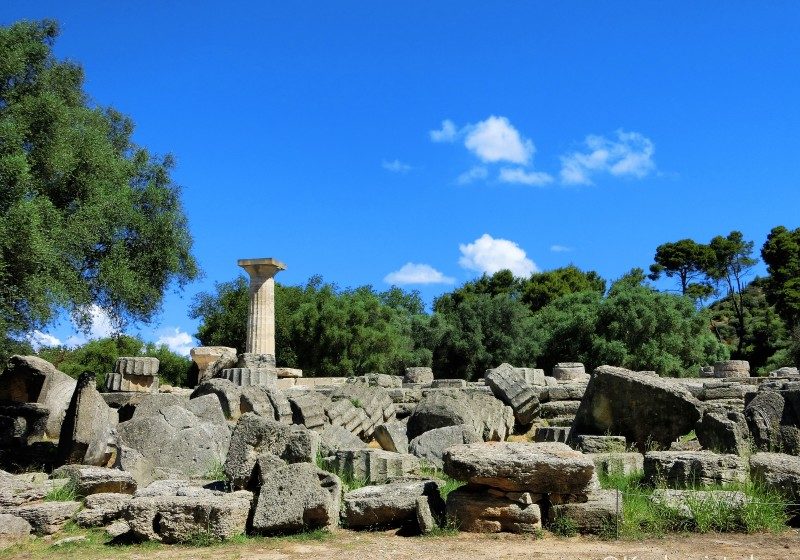 Ausgrabungen beim antiken Olympia Westpeloponnes