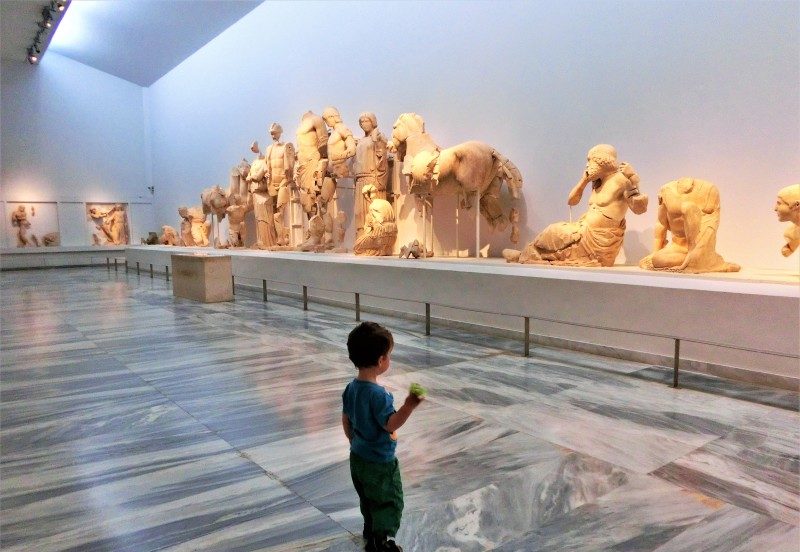 Museum bei den olympischen Stätten auf dem Peloponnes