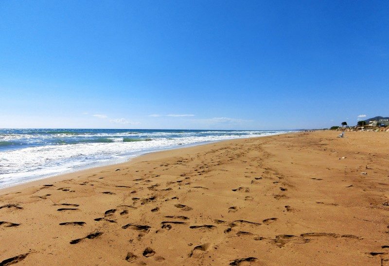 Zacharo Strand auf dem Westpeloponnes
