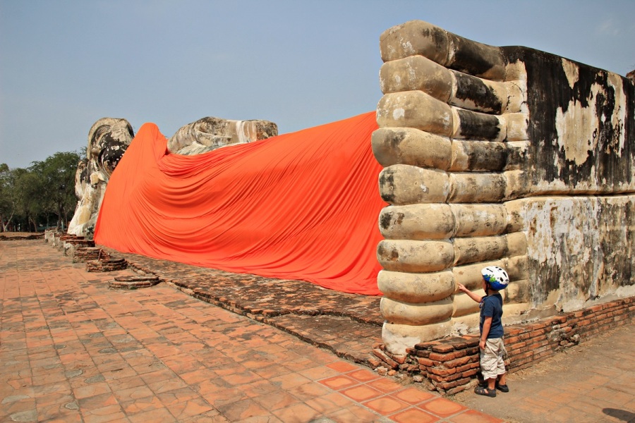 Liegender Buddha Ayutthaya Thailand