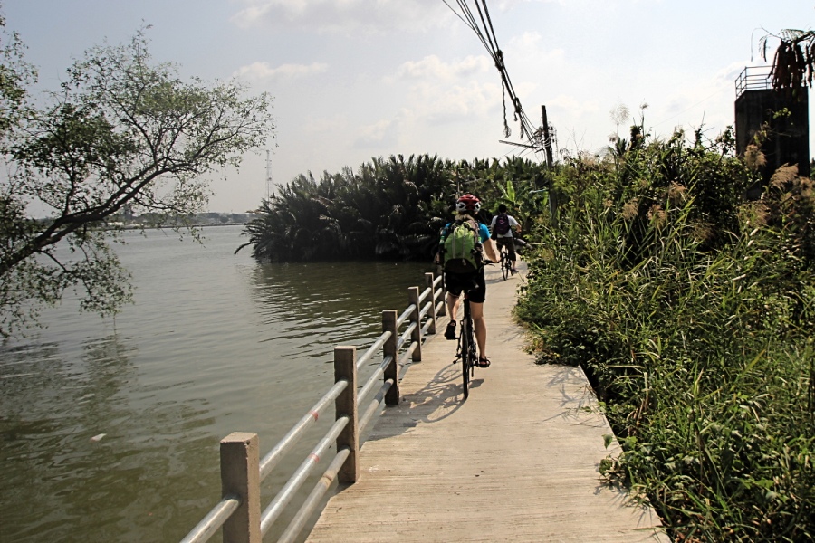 Bang Kachao Bangkok Fahrradtour wege