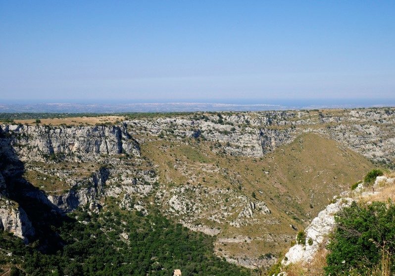 Schlucht Cavagrande des Cassibile Sizilien