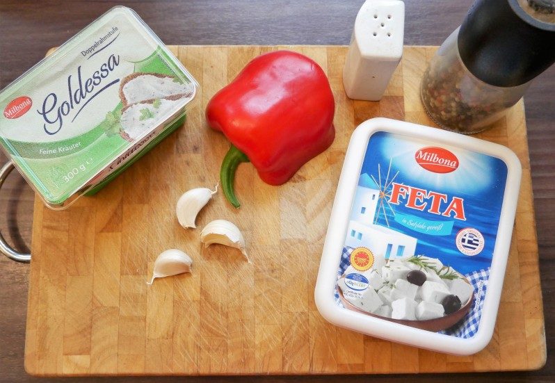 Zutaten Schafskäse Dip Chtipiti einem Feta Aufstrich