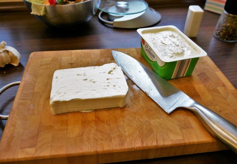 Chtipiti Schafskäse Dip: Rezept für griechische Fetacreme