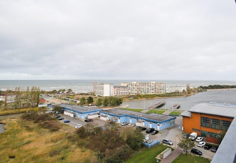 Ferienpark Heiligenhafen Aussicht auf Anlage und Ostsee