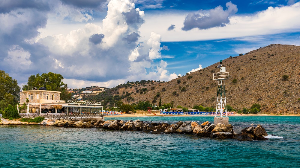Strand in Georgipoulis nahe Villa Jannis Kreta