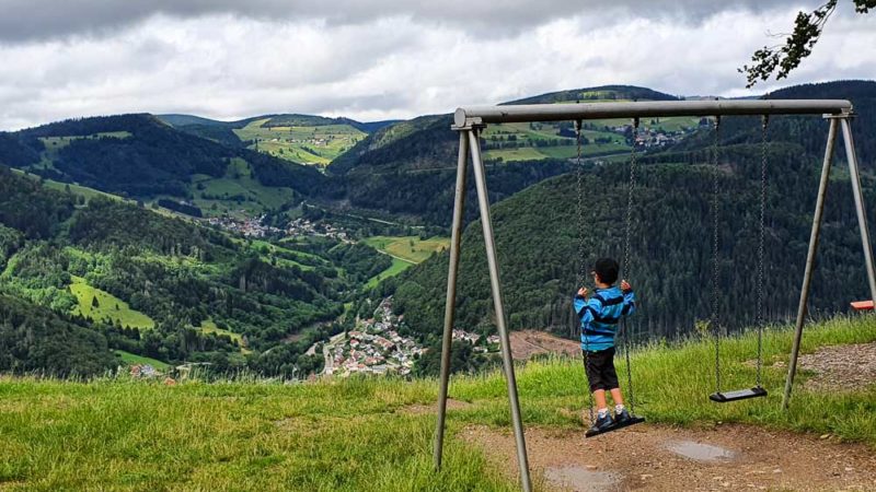 Reiseziel Süddeutschland Schwarzwald Todtnau Ausblick von Hasenhorn