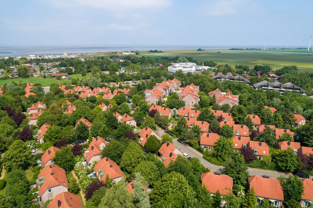 Das Gelände vom Center Parcs Nordseeküste in Tossens © CenterParcs