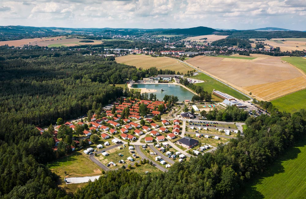 Trixi Ferienpark Zittauer Gebirge von oben