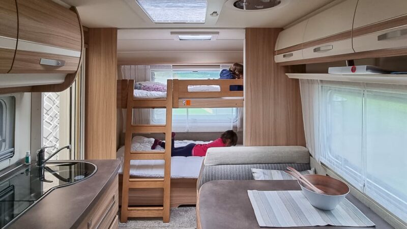 Familienwohnwagen Urlaub im Familienwohnwagen