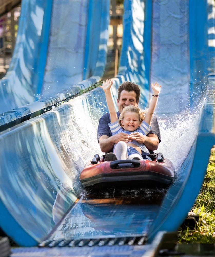 Die Wasserbahn im © Tier- und Freizeitpark Thüle ein Freizeitpark Niedersachsen