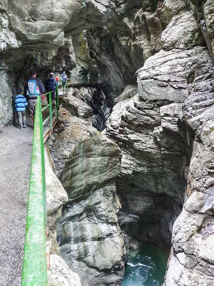 Breitachklamm Allgäu mit Kindern