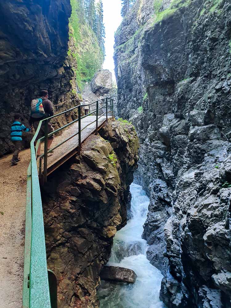 Breitachklamm Allgäu mit Kindern