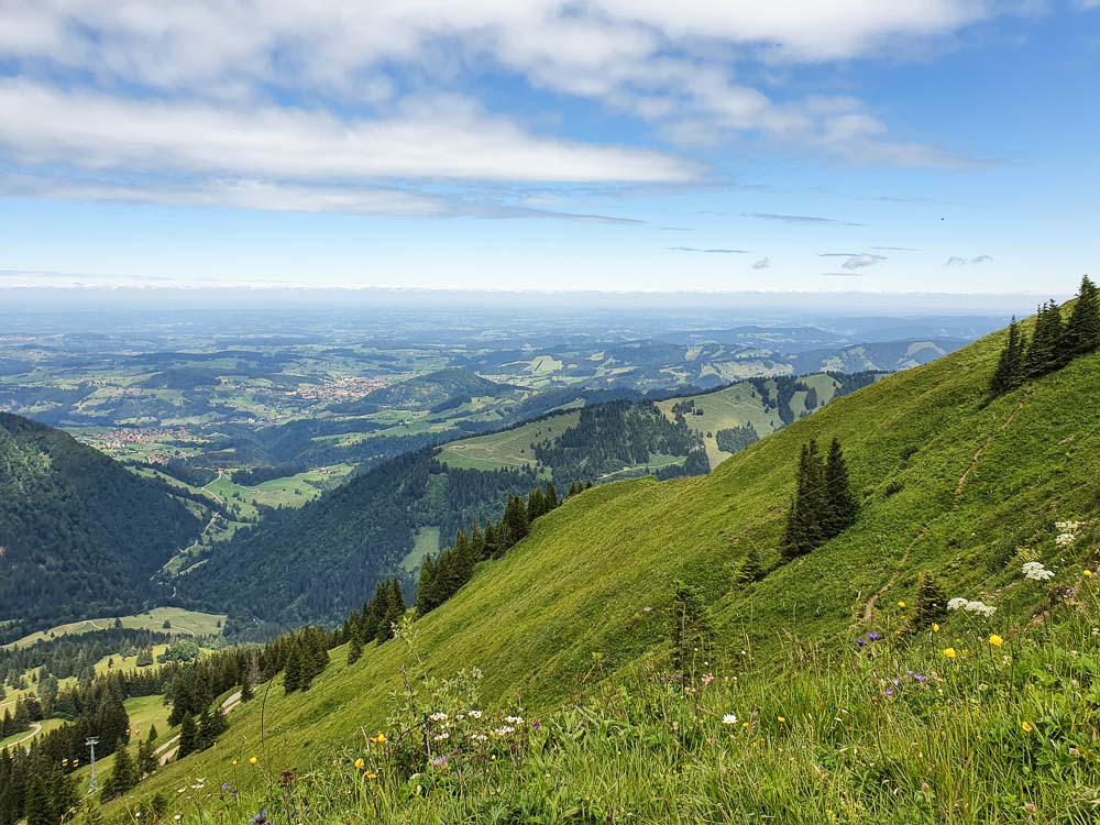 Ausblick vom Hochgrat Allgäu