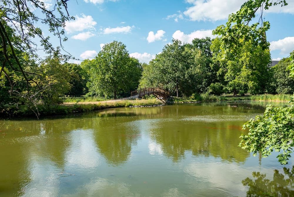 Ausflug mit Kindern in Leipzig in den Clara-Zetkin Park