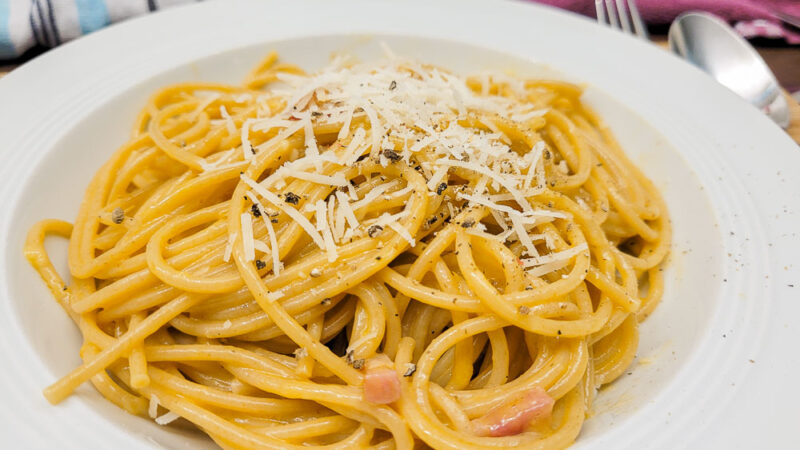 Spaghetti Carbonara ohne Sahne Rezept Spaghetti Carbonara ohne Sahne Rezept