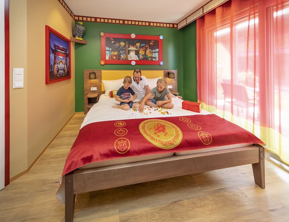 Feriendorf Legoland Übernachtung mit Eintritt wie hier im Ninjago Quartier