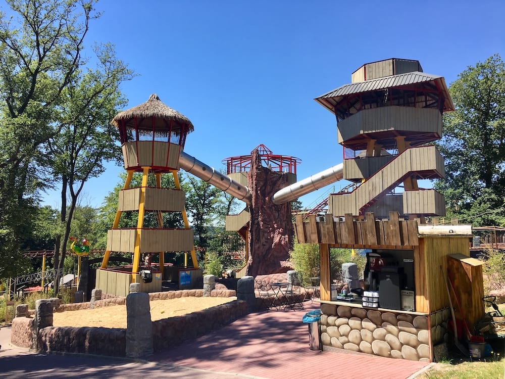 Vulkanrutschen im Taunus Wunderland im Freizeitpark Hessen