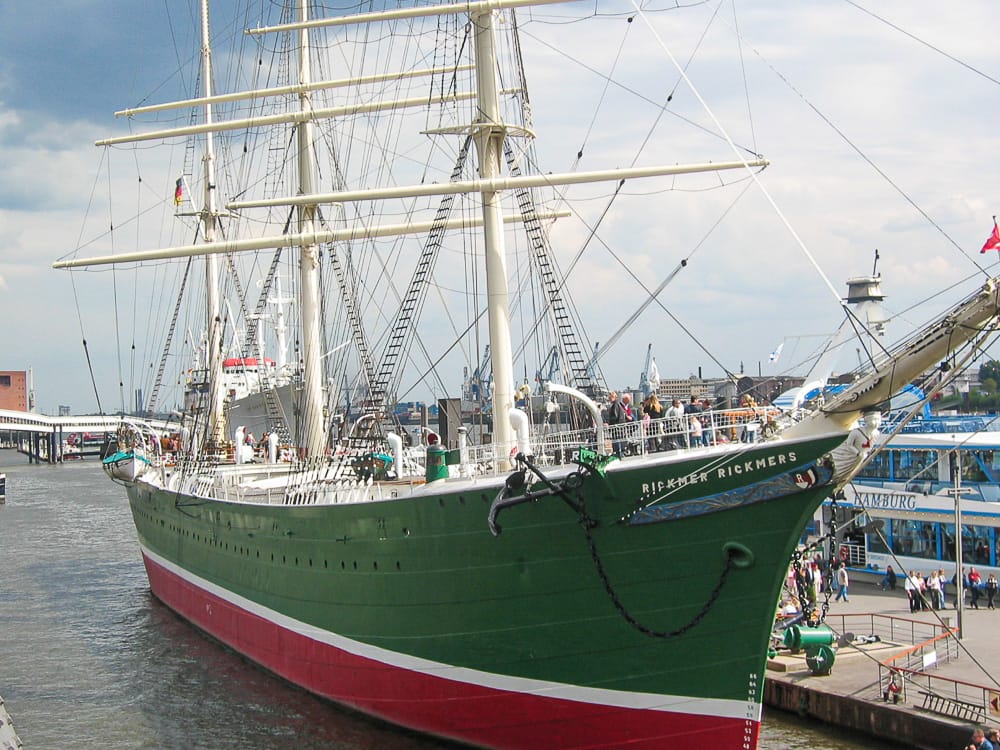 Rickmer Rickmers ein Museum in Hamburg mit Kinder