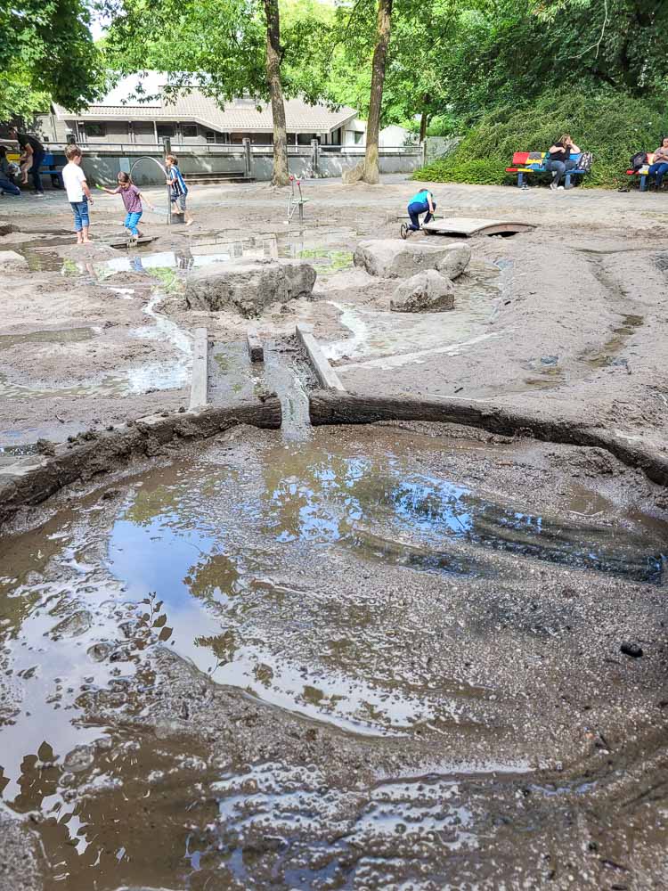 Matschspielplatz Luisenpark Mannheim Spielplätze