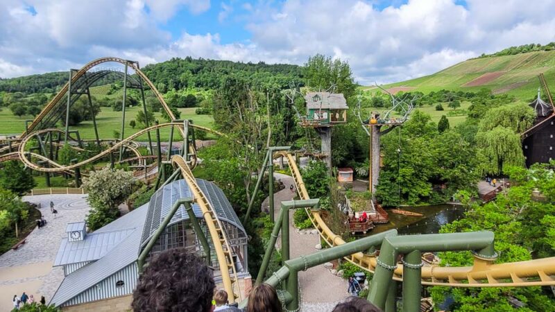 Kurztrip mit Kindern im Freizeitpark Baden-Württemberg wie Tripsdrill