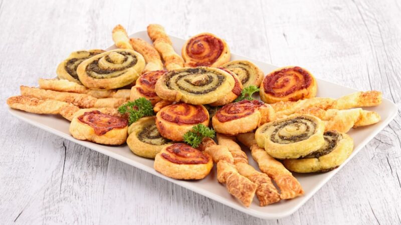 Blätterteig Snacks und Blätterteig Fingerfood