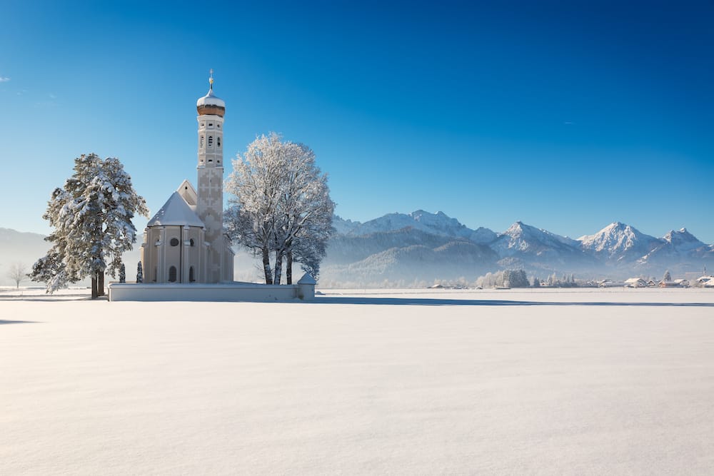 Winterurlaub in Deutschland bei einem Schneeurlaub im Allgäu