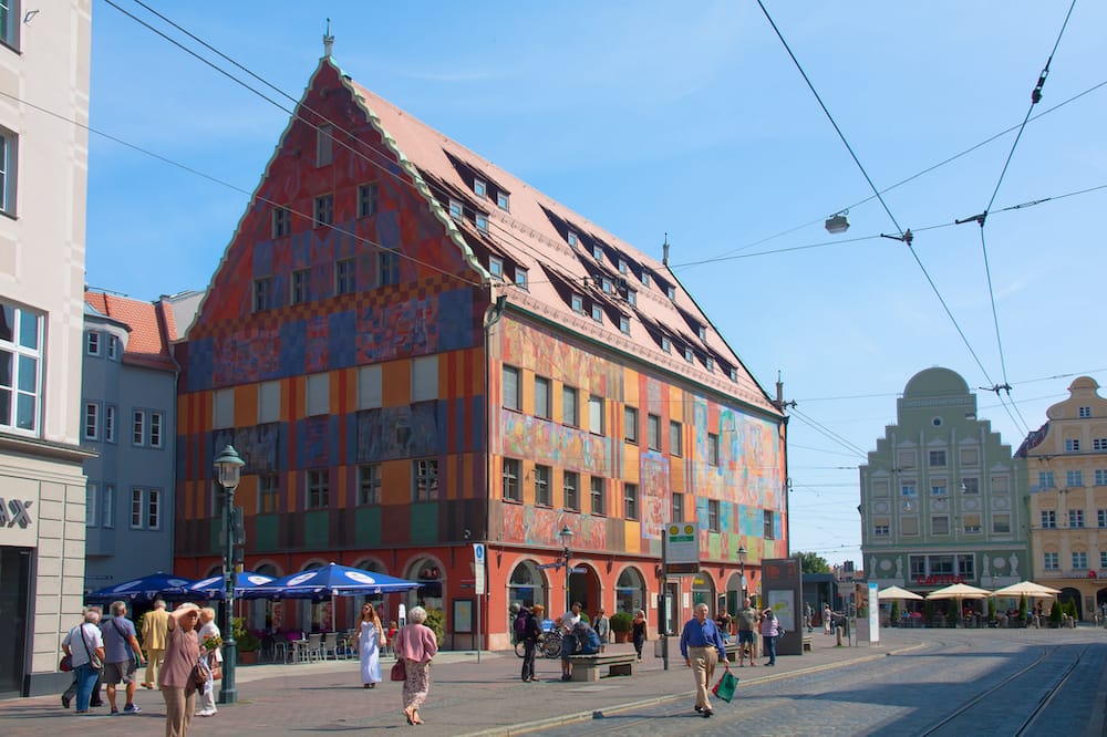 Stadthaus in Augsburg mit Kindern