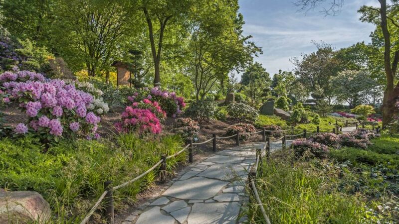 Asiatischer Garten im Finkenrech Freizeitpark im Saarland Asiatischer Garten im Finkenrech Freizeitpark im Saarland