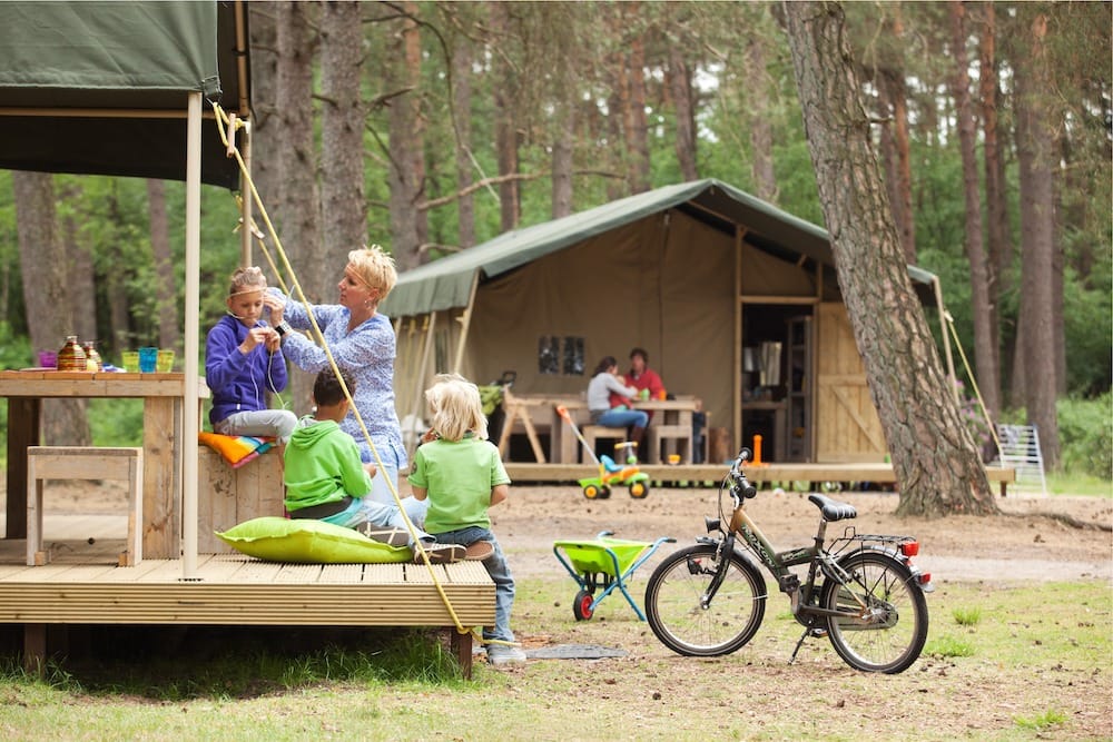 Safarizelt im Coldenhove Landal Park Niederlande