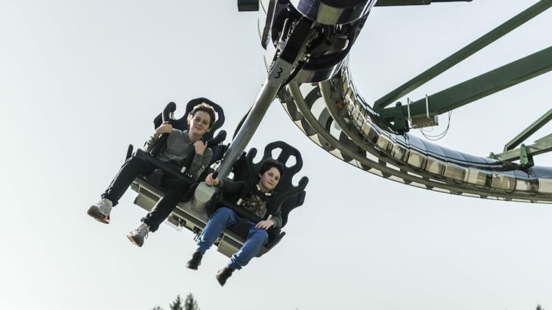 Flying Fox im Inselsberg-Funpark ein Freizeitpark in Thüringen