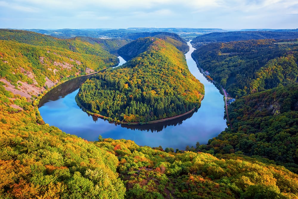 Saarschleife ein Naturerlebnis im Saarland mit Kindern