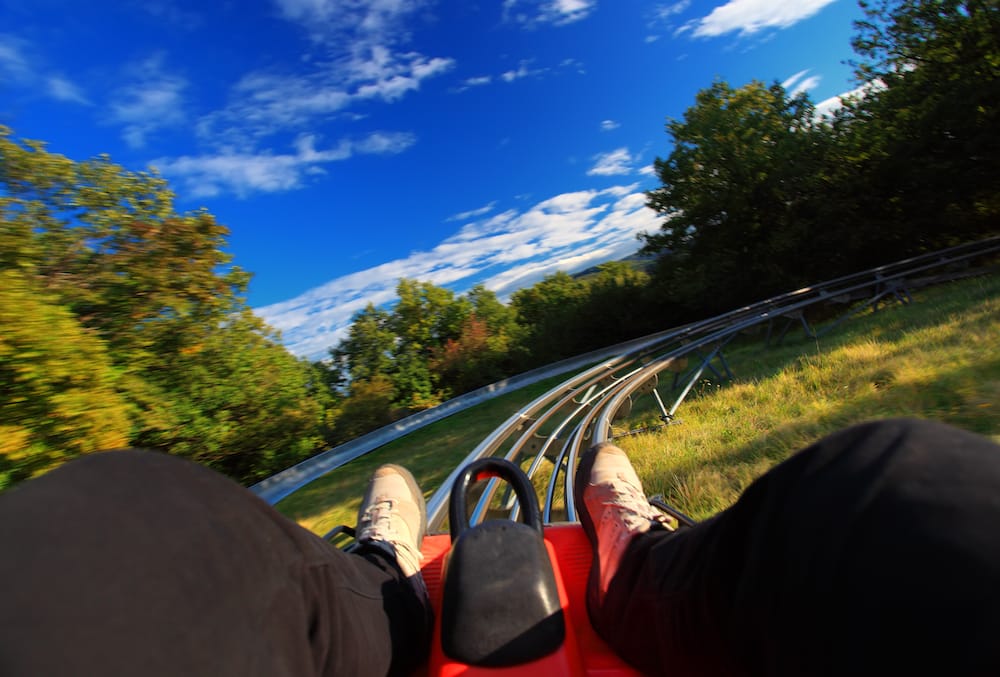 Rodeln im Allgäu mit Kindern