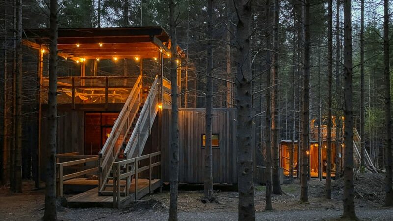 Ferienhaus im Wald von Nutchel Cabins