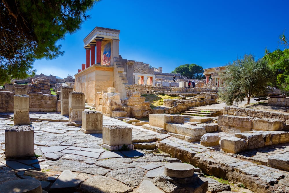Ausflug zum Palast von Knossos auf Kreta mit Kindern