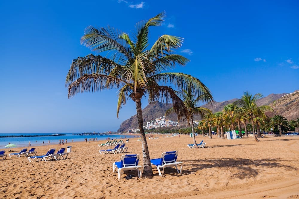 Playa de las Teresitas einer der schönsten Strände auf Teneriffa