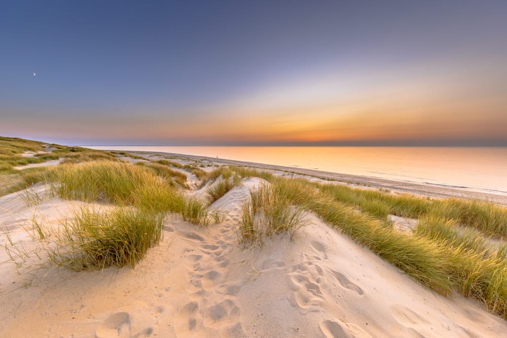 Küste von Zeeland in den Niederlanden
