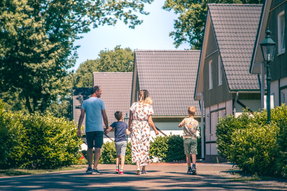 Eine Familie im EuroParcs Limburg