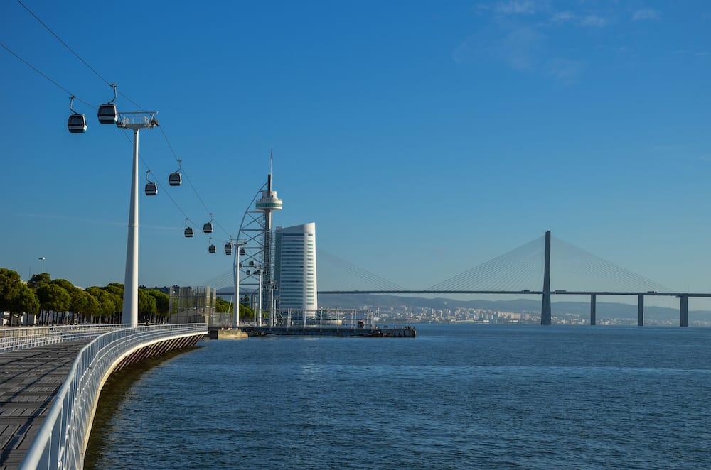 Die Seilbahn eine Sehenswürdigkeit in Lissabon mit Kindern