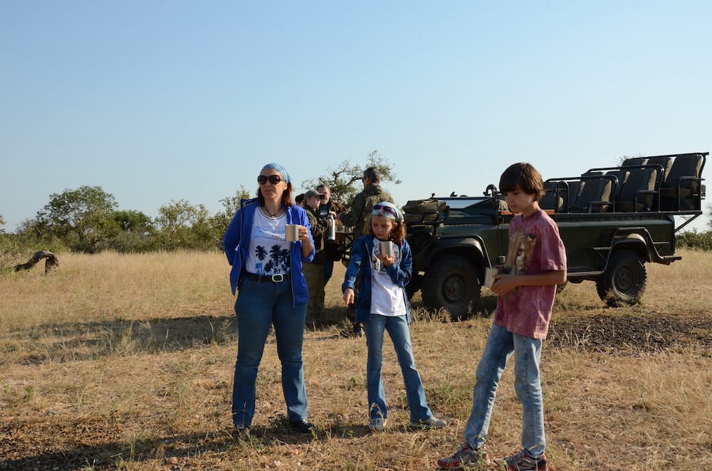 Eine Gruppenreise mit Kindern auf Safari in Südafrika mit Djoser family