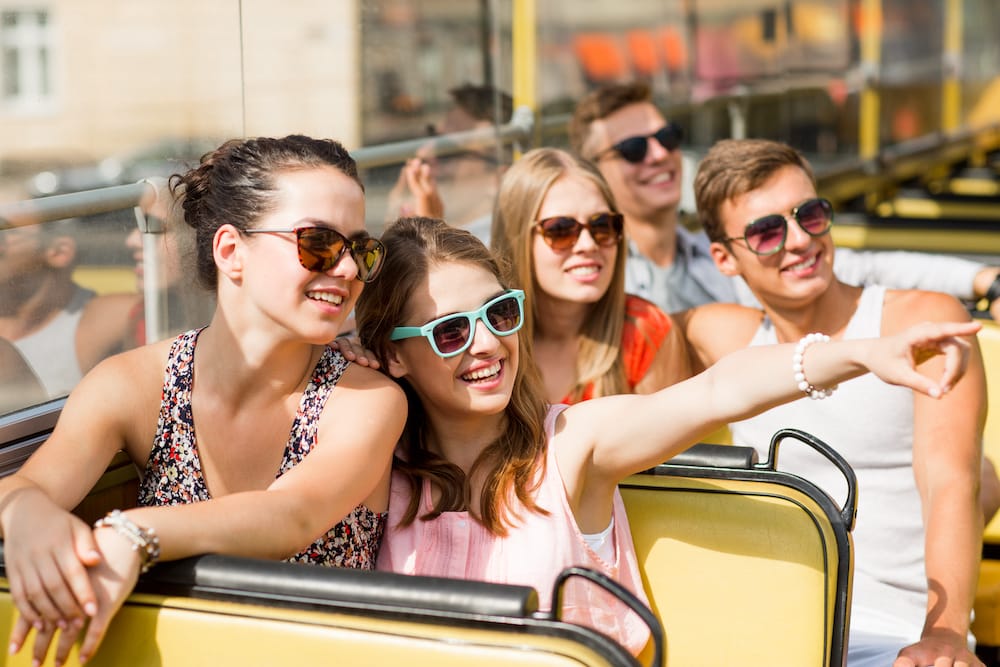 Gruppenreisen mit Kindern in die Stadt