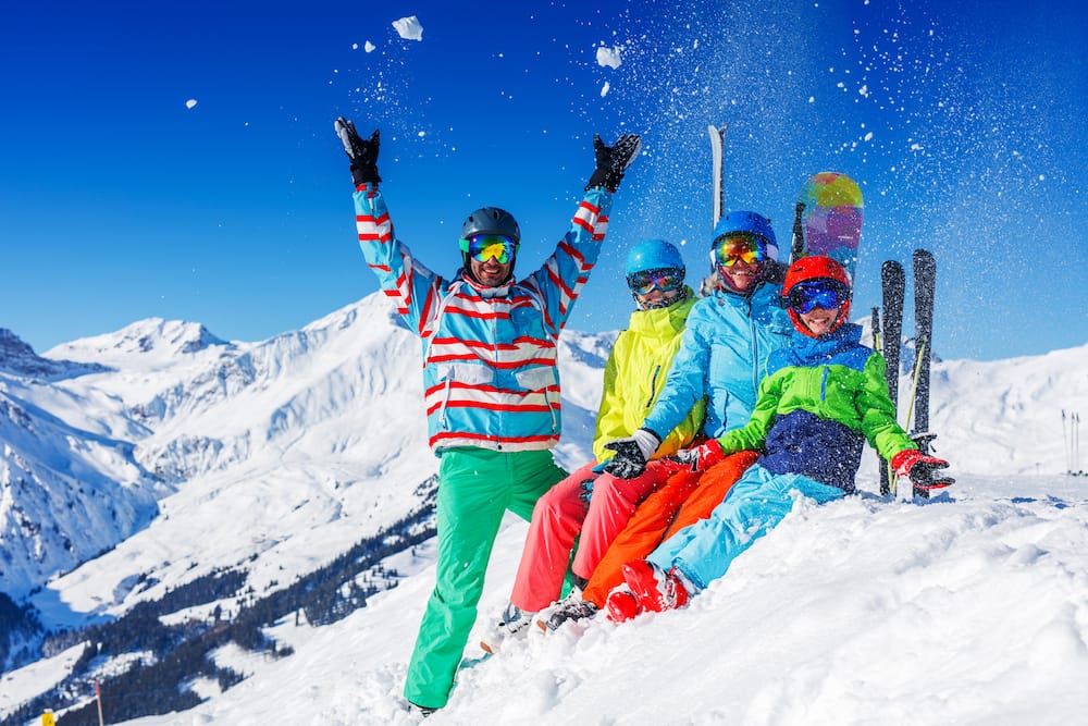 Die Alpen als Reiseziel im Januar für einen Skiurlaub