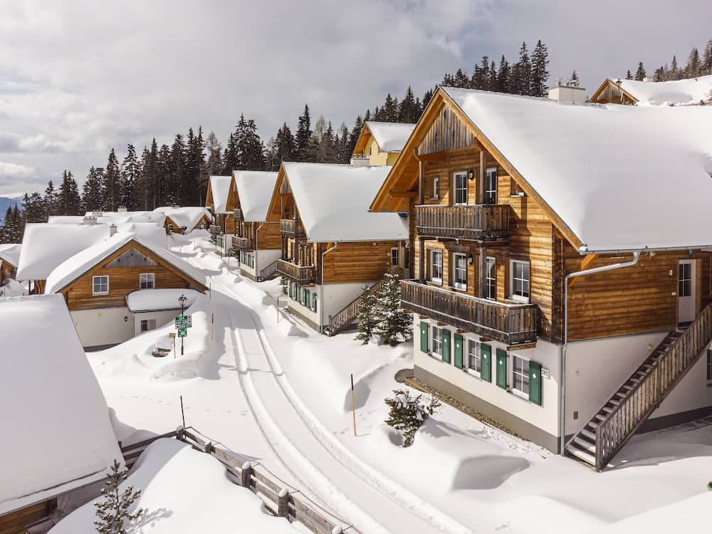 Österreichs Landal Katschberg Ferienpark im Schnee