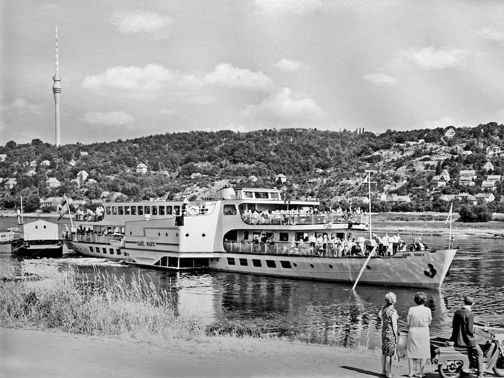 Historisches Bild der Schiffsherberge von 1949