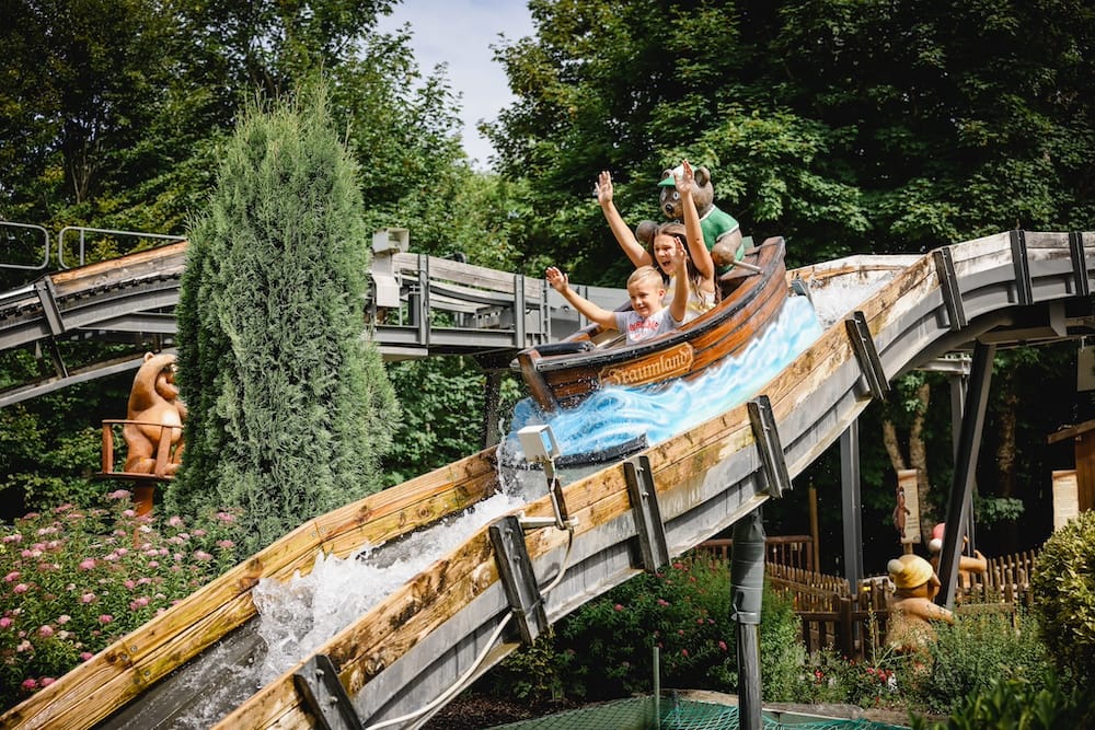 Wasserbahn im Traumland Freizeitpark in Baden-Würrtemberg