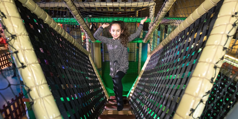 Klettern auf der Pirateninsel im Legoland Discovery Centre Oberhausen