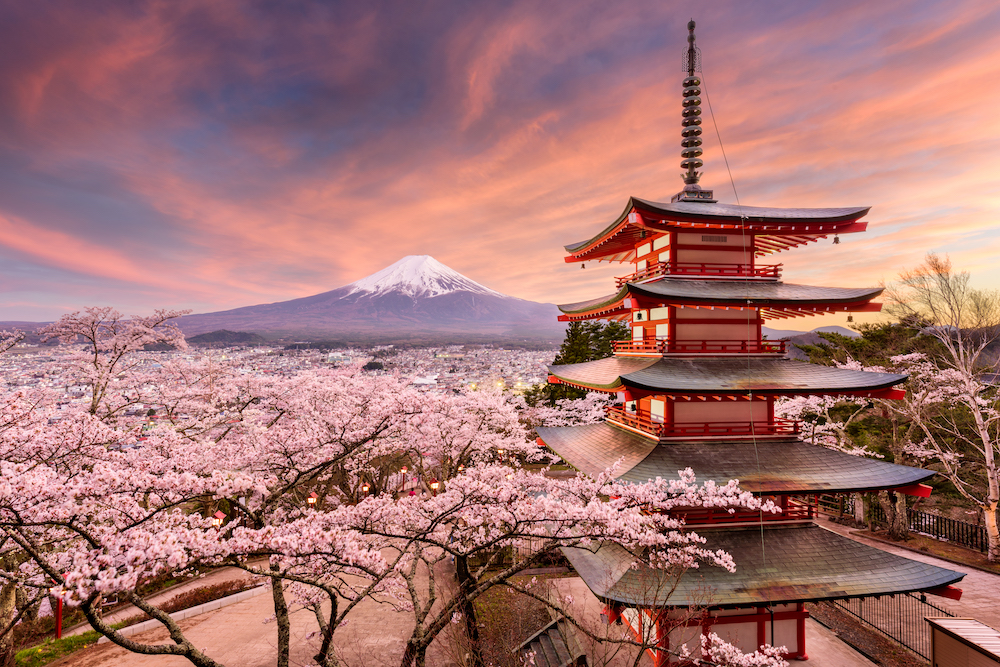 Japan zur Kirschblüte als Fernreiseziel im März
